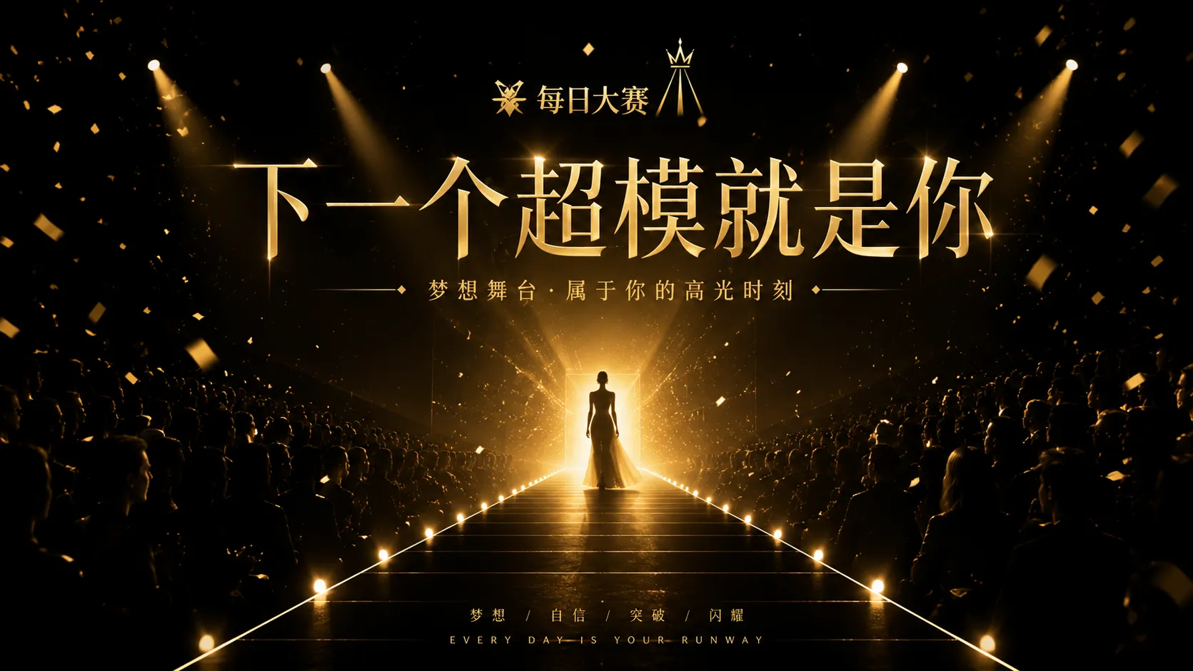 每日大赛聚光灯舞台主视觉
